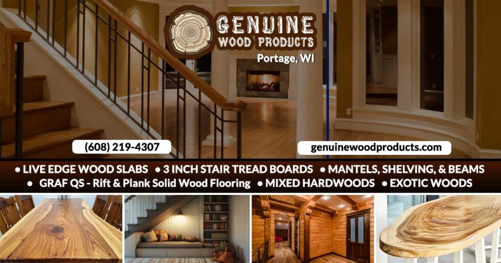 live-edge-wood-product-companies-mantles-floating-shelves-3-inch-stair-treads-exotics-mantels-flooring-companies-lumber-madison-wisconsin-dells-portage-watertown-wi-genuinne